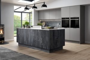 Valore Slatewood Grey and Smooth Dust Grey Kitchen