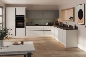 Bella Supermatt Dove Grey Helmsley Kitchen