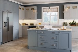 Bella Aldridge Supermatt Denim and Supermatt Dove Grey 2023