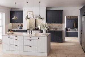 Bella Austin Supermatt Indigo Blue Kitchen