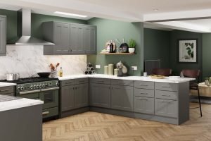 Bella Chester Supermatt Dust Grey Kitchen