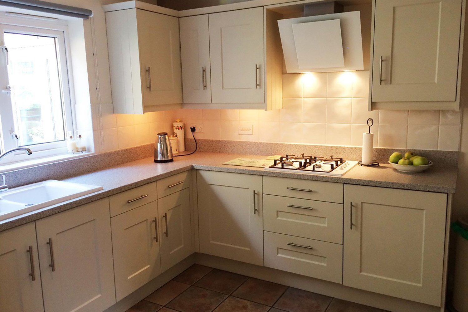 Kitchen door replacement process in Cambridgeshire home